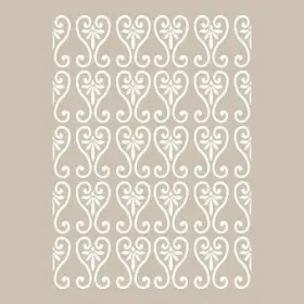 Özel15 25x35 Damask Desen Stencil