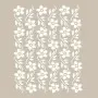 Special19 25x35 Flower Pattern Stencil
