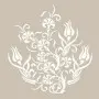 Özel26 25x35 Tulip Pattern Stencil