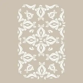Özel29 25x35 Damask Desen Stencil