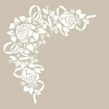 Special33 25x35 Corner Pattern Stencil
