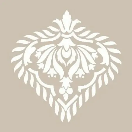Special40 25x35 Damask Pattern Stencil