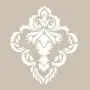 Özel41 25x35 Damask Desen Stencil