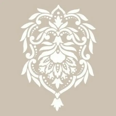 Special42 25x35 Damask Pattern Stencil