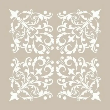Özel54 25x35 Square Pattern Stencil