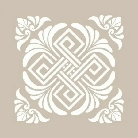 Özel56 25x35 Square Pattern Stencil