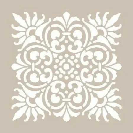 Özel57 25x35 Square Pattern Stencil