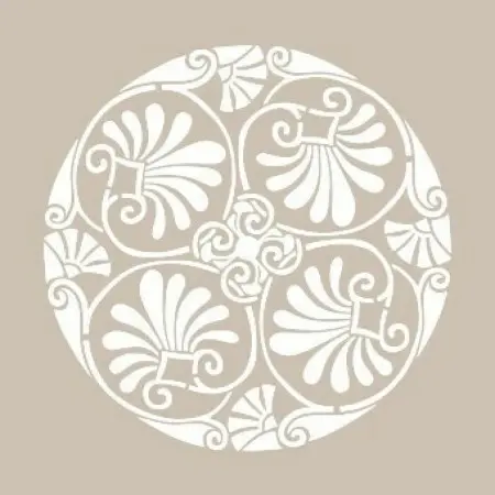 Özel65 25x35 Round Pattern Stencil