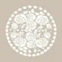Özel22 25x35 Round Pattern Stencil