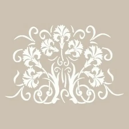SN07 Damask Stencil
