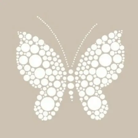 SN11 Butterfly Pattern Stencil