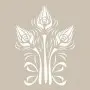 SN13 Tulip Pattern Stencil