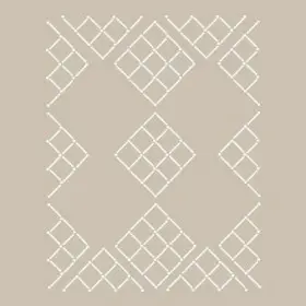 SN14 Geometrik Desen Stencil