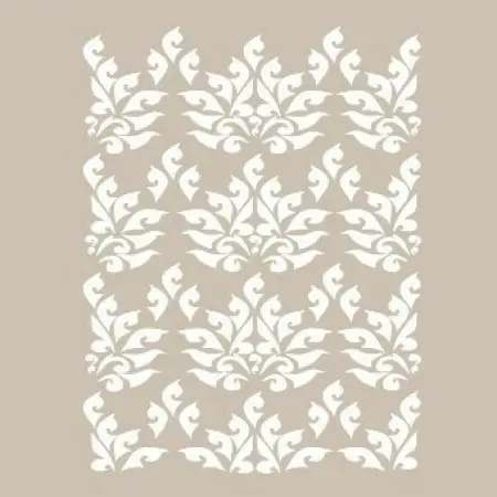 SN16 Damask Pattern Stencil