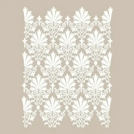 SN17 Damask Pattern Stencil