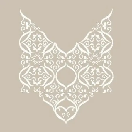 SN18 Damask Pattern Stencil
