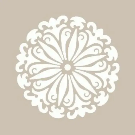 Mandala Model YB01 22x22 Round Series Stencil