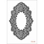 Oval Dantel Model DS09 Dantel Serisi 25x35 Stencil