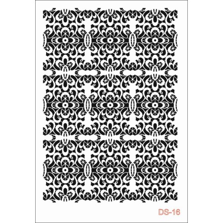 Dikdörtgen Dantel Model DS16 Dantel Serisi 25x35 Stencil