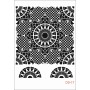 Kare Dantel  Model DS17 Dantel Serisi 25x35 Stencil