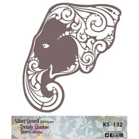 KS132 Silhouette Stencil
