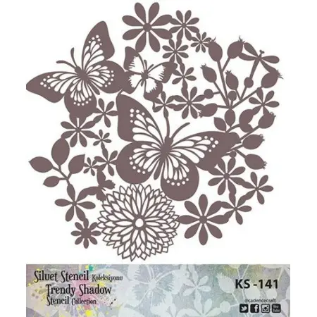 KS141 Silhouette Stencil