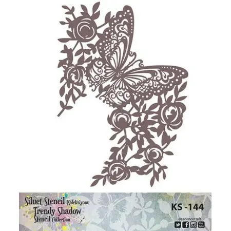 KS144 Silhouette Stencil