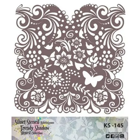 KS145 Silhouette Stencil
