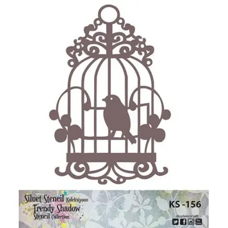 KS156 Silhouette Stencil