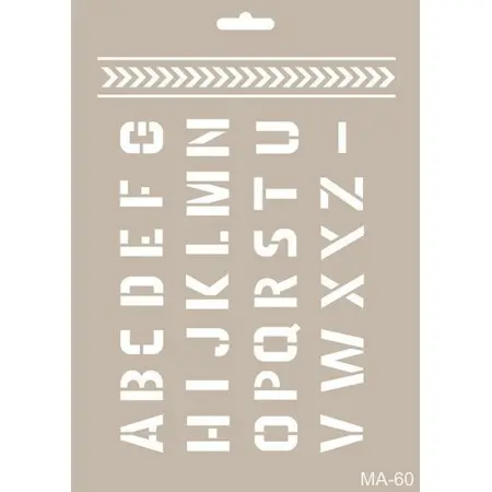 MA60 Mix Media Stencil