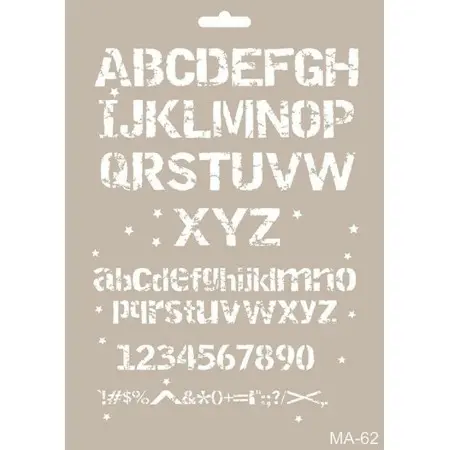 MA62 Mix Media Stencil
