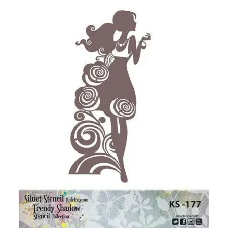 KS177 Silhouette Stencil