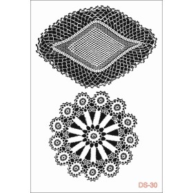 Göbek Dantel Model DS30 Dantel Serisi 25x35 Stencil