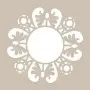 Flower Model YB02 22x22 Round Series Stencil