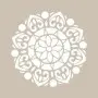 Mandala Model YB03 22x22 Round Series Stencil