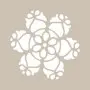Flower Model YB06 22x22 Round Series Stencil