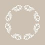 Leaf Frame Model YB21 22x22 Round Series Stencil