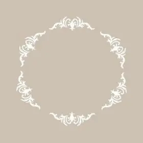 Yaprak çerçeve Model YB22 22x22 Yuvarlak Seri Stencil