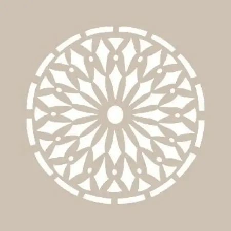 Mandala Model YB23 22x22 Round Series Stencil