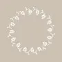 Leaf Frame Model YB27 22x22 Round Series Stencil