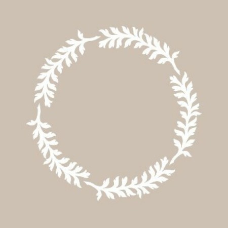 Leaf Model YB29 22x22 Round Series Stencil