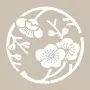 Flower Model YB31 22x22 Round Series Stencil