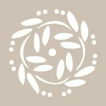 Yaprak Model YB40 22x22 Yuvarlak Seri Stencil
