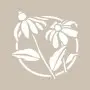 Flower Model YB58 22x22 Round Series Stencil