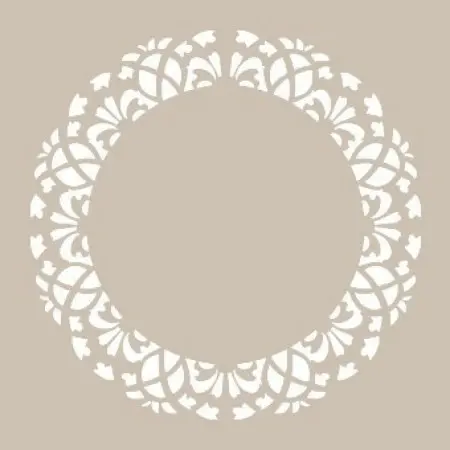 Frame Model YB62 22x22 Round Series Stencil