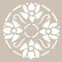 Çiçek Model YB64 22x22 Yuvarlak Seri Stencil