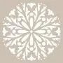 Flower Model YB66 22x22 Round Series Stencil