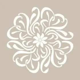 Çiçek Model YB70 22x22 Yuvarlak Seri Stencil