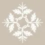 Leaf Model YB73 22x22 Round Series Stencil