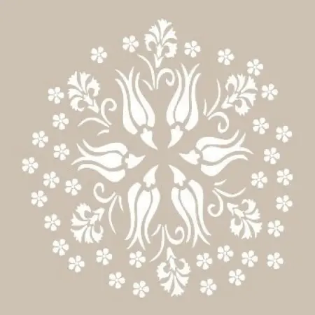Tulip Model YB79 22x22 Round Series Stencil